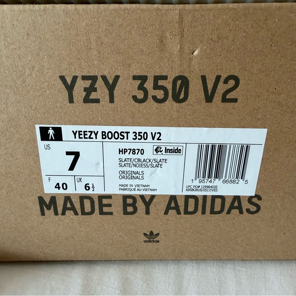 Adidas Yeezy Boost 350 V2 with Black and Tan Accents - Picture 4 of 6